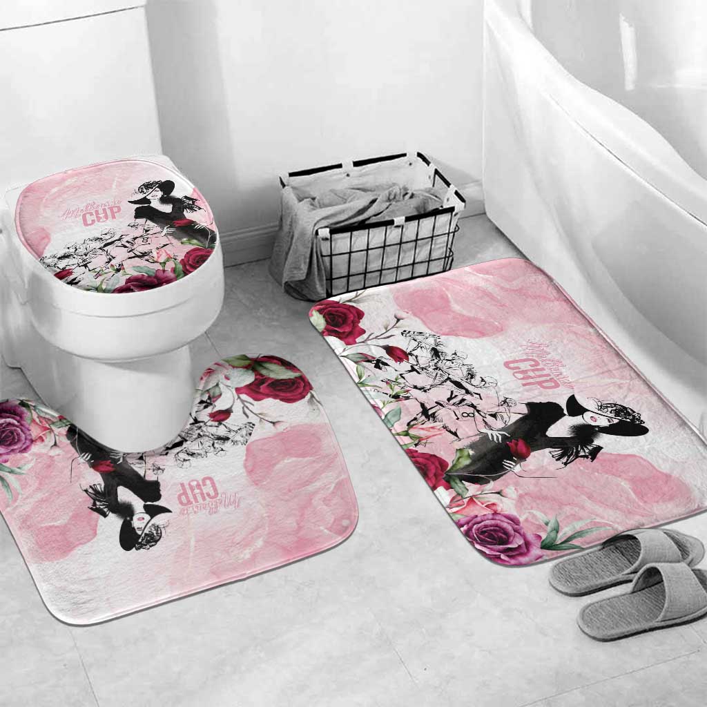 Melbourne Horse Racing Cup Pink Out Derby Bathroom Set - Wonder Print Shop