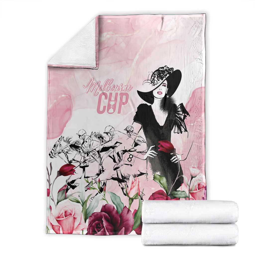 Melbourne Horse Racing Cup Pink Out Derby Blanket - Wonder Print Shop