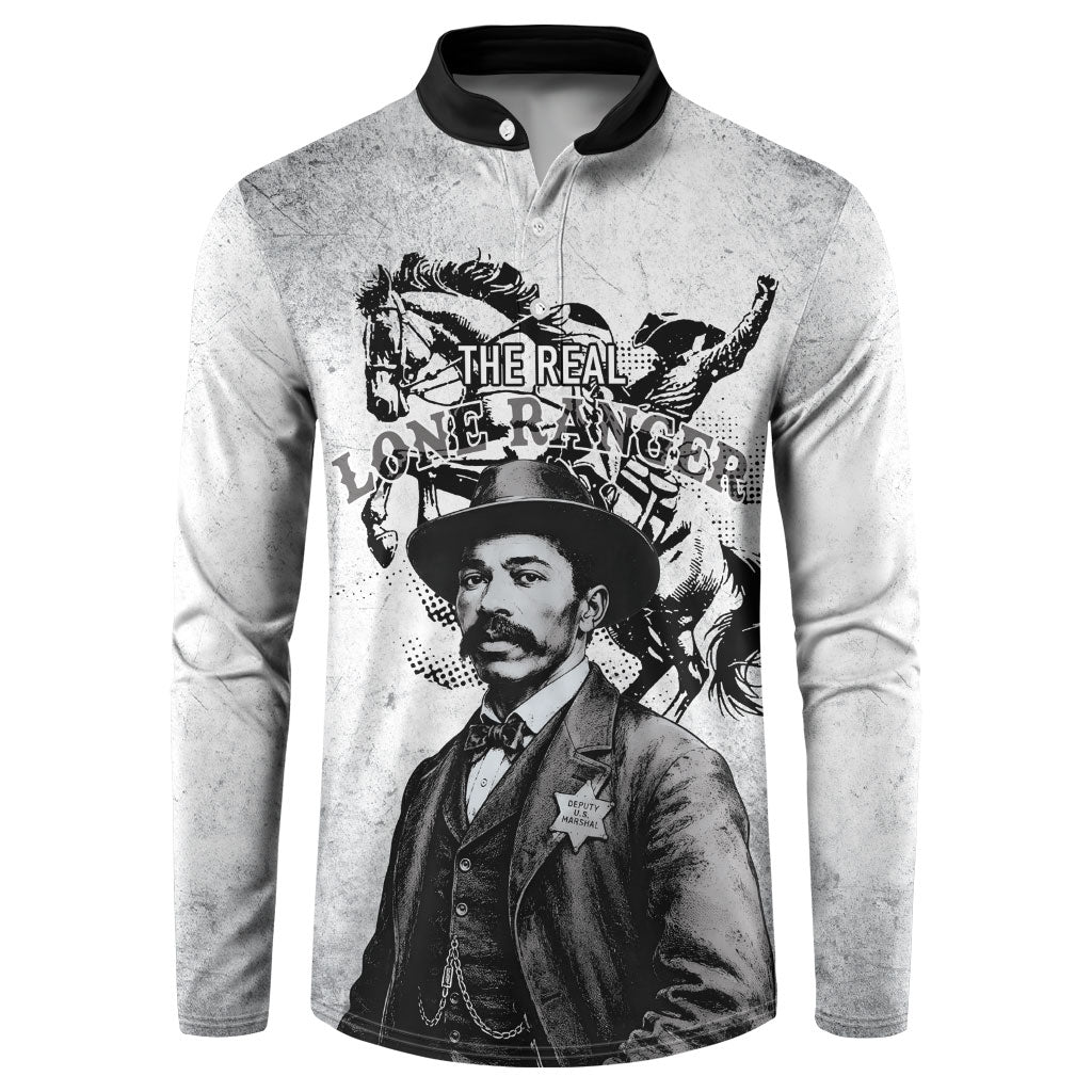 Black Cowboys - The Real Lone Ranger Reeves Button Sweatshirt