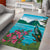 Saint Lucia Island Area Rug Pitons Landscape