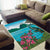 Saint Lucia Island Area Rug Pitons Landscape