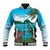 Saint Lucia Island Baseball Jacket Pitons Landscape