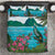 Saint Lucia Island Bedding Set Pitons Landscape