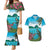 Saint Lucia Island Couples Matching Mermaid Dress and Hawaiian Shirt Pitons Landscape