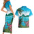 Saint Lucia Island Couples Matching Short Sleeve Bodycon Dress and Hawaiian Shirt Pitons Landscape