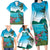 Saint Lucia Island Family Matching Long Sleeve Bodycon Dress and Hawaiian Shirt Pitons Landscape