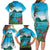 Saint Lucia Island Family Matching Long Sleeve Bodycon Dress and Hawaiian Shirt Pitons Landscape