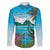 Saint Lucia Island Family Matching Long Sleeve Bodycon Dress and Hawaiian Shirt Pitons Landscape