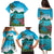 Saint Lucia Island Family Matching Puletasi and Hawaiian Shirt Pitons Landscape