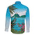 Saint Lucia Island Family Matching Puletasi and Hawaiian Shirt Pitons Landscape