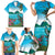 Saint Lucia Island Family Matching Short Sleeve Bodycon Dress and Hawaiian Shirt Pitons Landscape