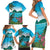 Saint Lucia Island Family Matching Short Sleeve Bodycon Dress and Hawaiian Shirt Pitons Landscape