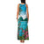 Saint Lucia Island Family Matching Tank Maxi Dress and Hawaiian Shirt Pitons Landscape