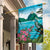 Saint Lucia Island Garden Flag Pitons Landscape