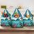 Saint Lucia Island Grocery Bag Pitons Landscape