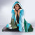 Saint Lucia Island Hooded Blanket Pitons Landscape