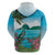 Saint Lucia Island Hoodie Pitons Landscape