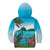 Saint Lucia Island Kid Hoodie Pitons Landscape