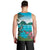 Saint Lucia Island Men Tank Top Pitons Landscape