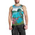 Saint Lucia Island Men Tank Top Pitons Landscape