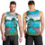 Saint Lucia Island Men Tank Top Pitons Landscape