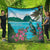 Saint Lucia Island Quilt Pitons Landscape