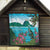 Saint Lucia Island Quilt Pitons Landscape