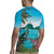 Saint Lucia Island Rugby Jersey Pitons Landscape