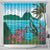 Saint Lucia Island Shower Curtain Pitons Landscape