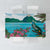 Saint Lucia Island Tablecloth Pitons Landscape