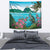 Saint Lucia Island Tapestry Pitons Landscape