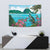 Saint Lucia Island Tapestry Pitons Landscape