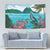 Saint Lucia Island Tapestry Pitons Landscape