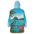 Saint Lucia Island Wearable Blanket Hoodie Pitons Landscape