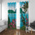 Saint Lucia Island Window Curtain Pitons Landscape