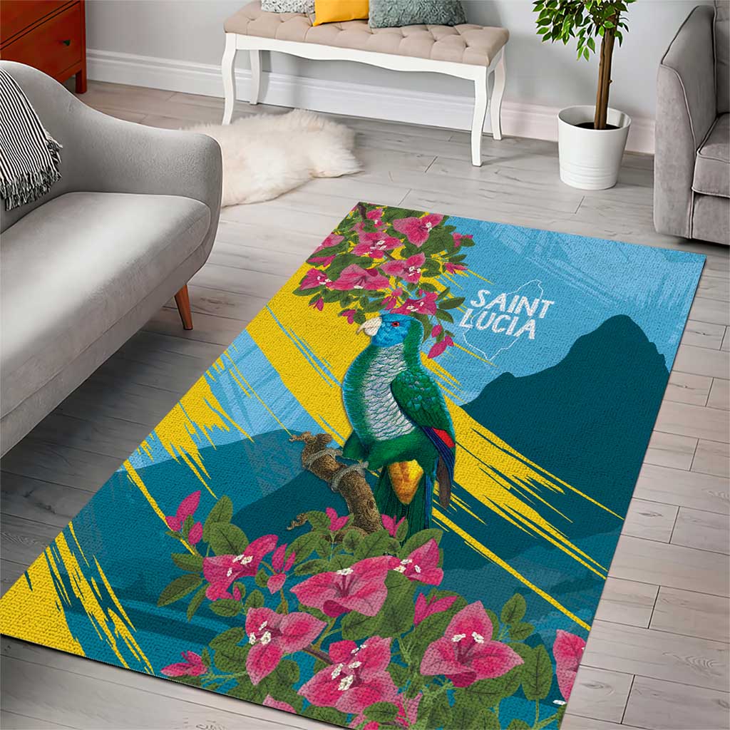 Saint Lucia Area Rug Tropical Vibes