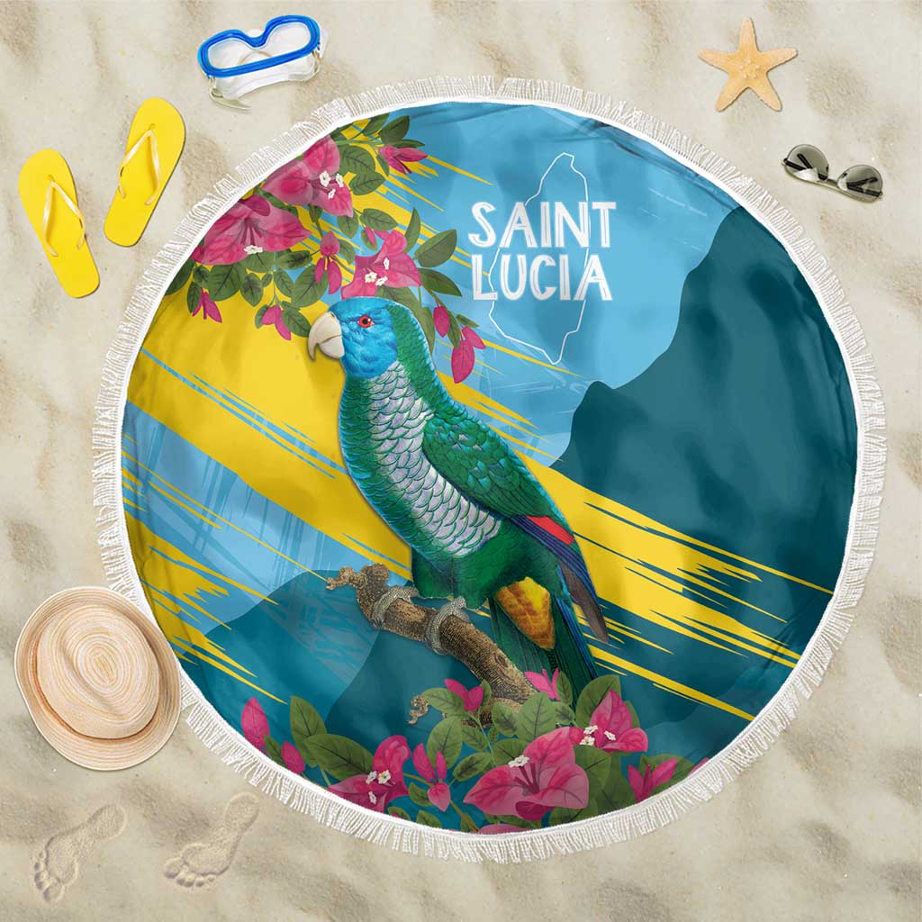 Saint Lucia Beach Blanket Tropical Vibes