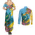 Saint Lucia Couples Matching Summer Maxi Dress and Long Sleeve Button Shirt Tropical Vibes