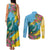 Saint Lucia Couples Matching Tank Maxi Dress and Long Sleeve Button Shirt Tropical Vibes