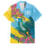 Saint Lucia Family Matching Long Sleeve Bodycon Dress and Hawaiian Shirt Tropical Vibes