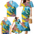 Saint Lucia Family Matching Mermaid Dress and Hawaiian Shirt Tropical Vibes