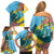 Saint Lucia Family Matching Off Shoulder Short Dress and Hawaiian Shirt Tropical Vibes