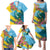 Saint Lucia Family Matching Puletasi and Hawaiian Shirt Tropical Vibes