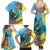 Saint Lucia Family Matching Summer Maxi Dress and Hawaiian Shirt Tropical Vibes