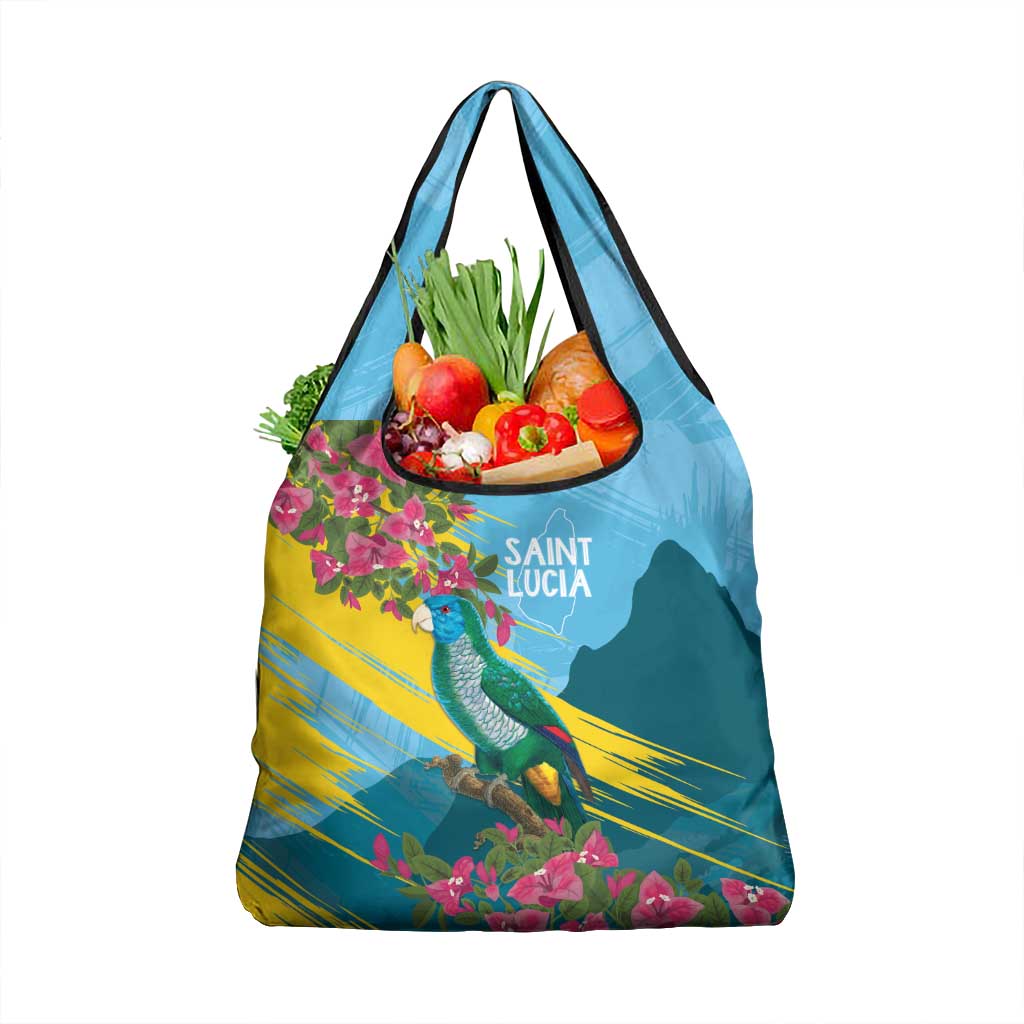 Saint Lucia Grocery Bag Tropical Vibes