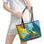 Saint Lucia Leather Tote Bag Tropical Vibes