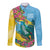 Saint Lucia Long Sleeve Button Shirt Tropical Vibes