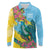 Saint Lucia Long Sleeve Polo Shirt Tropical Vibes