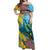 Saint Lucia Off Shoulder Maxi Dress Tropical Vibes