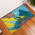 Saint Lucia Rubber Doormat Tropical Vibes